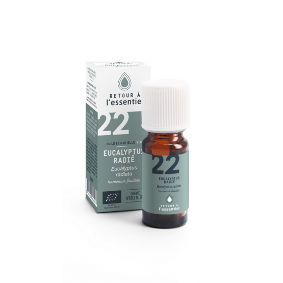 22 - Huile essentielle d’EUCALYPTUS RADIÉ Bio